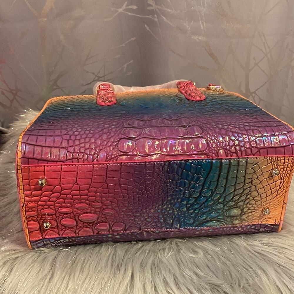 BNWT BRAHMIN Marissa Horizon Ombre Melbourne Leather Handbag - Picture 9 of 11